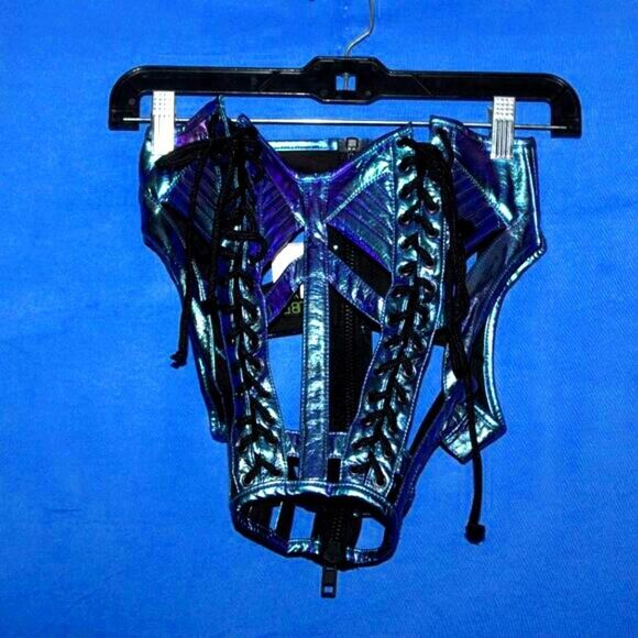 Club-exx Women's Purple and Blue Top - Picture 2 of 6